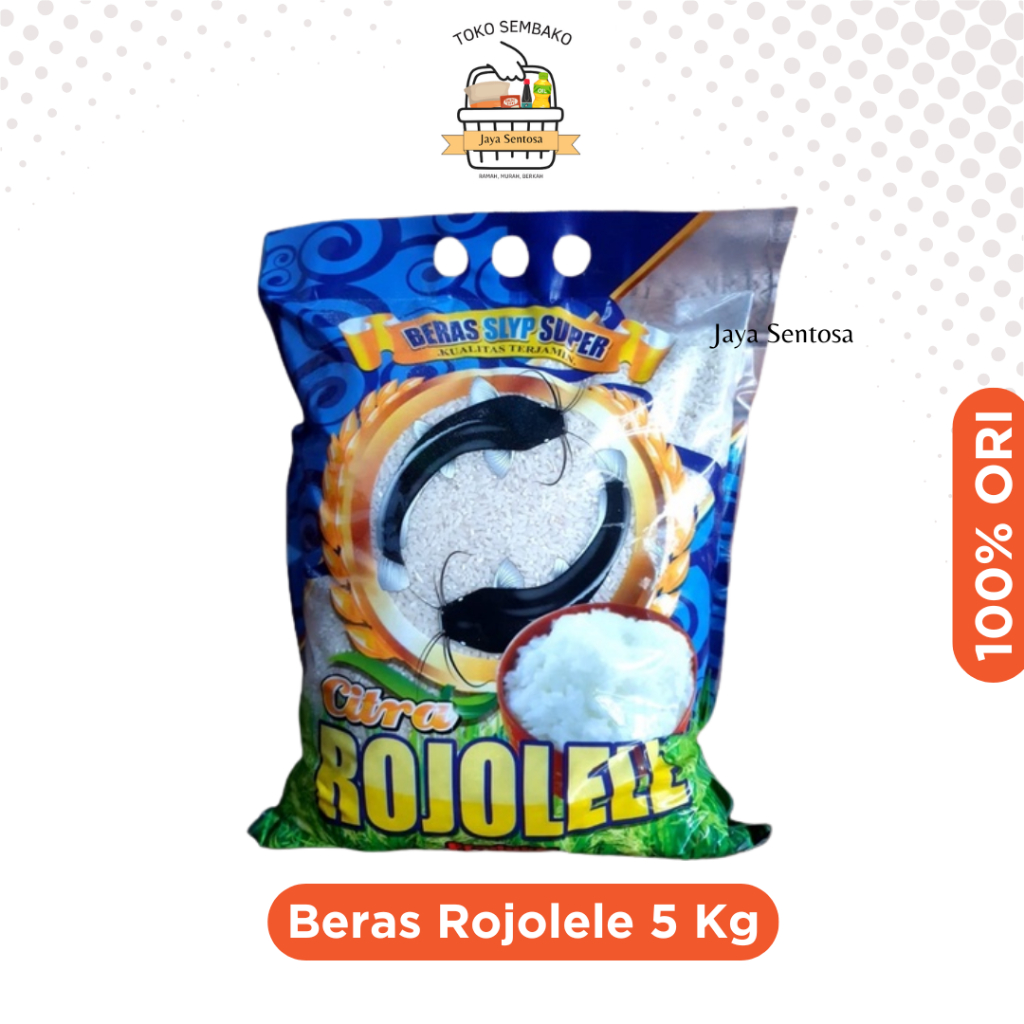 

BERAS ROJOLELE 5 KG ASLI PREMIUM BERAS PULEN / BERAS SLYP SUPER ROJOLELE