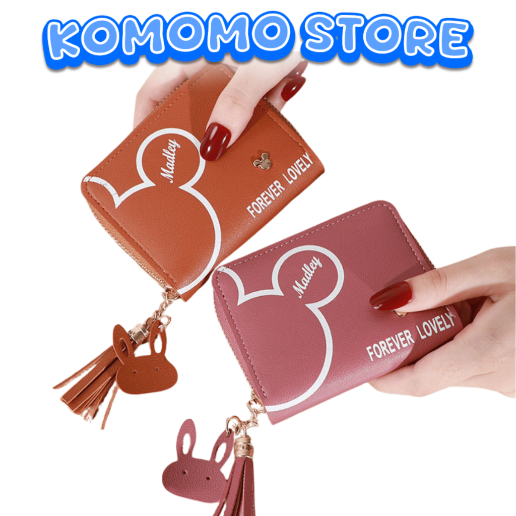 KMM DOMPET WANITA LIPAT D109 DOMPET KARAKTER LUCU KARTUN