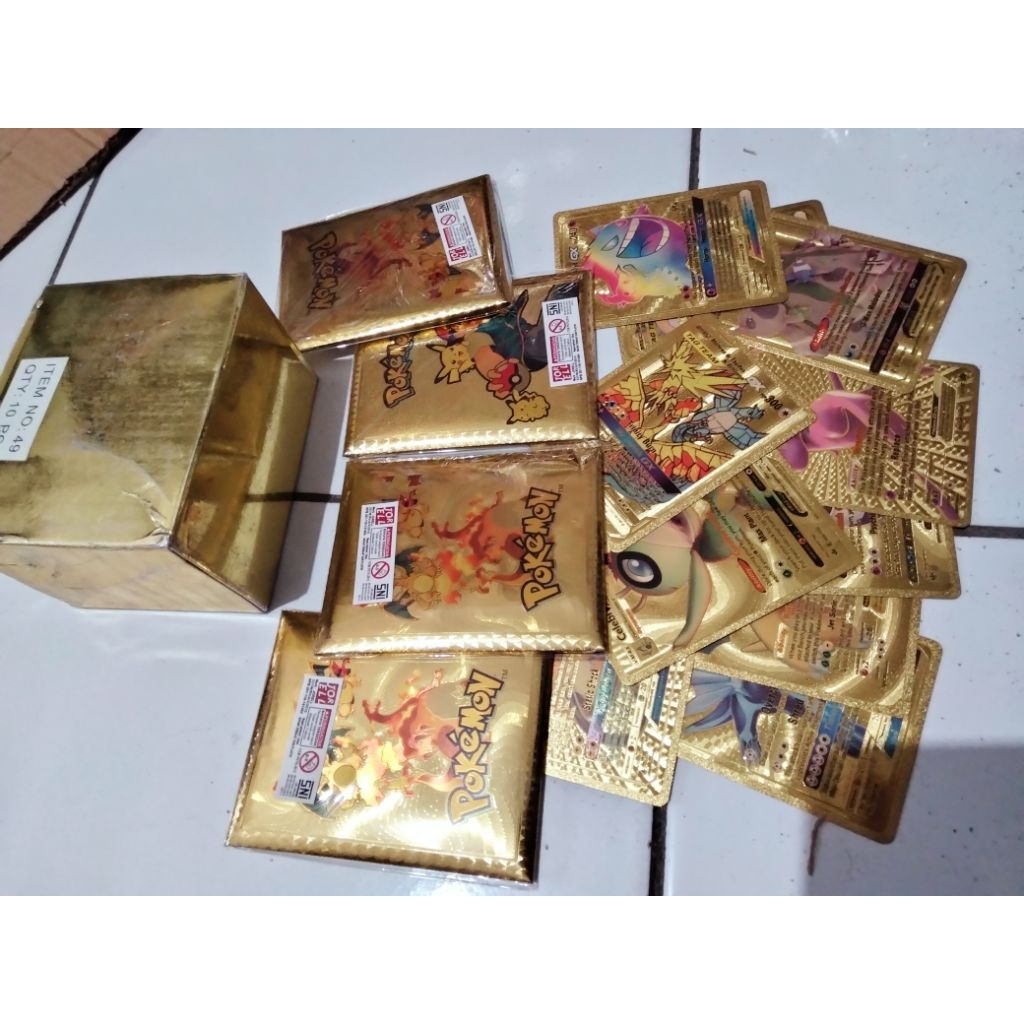 KARTU POKEMON GOLD EMAS