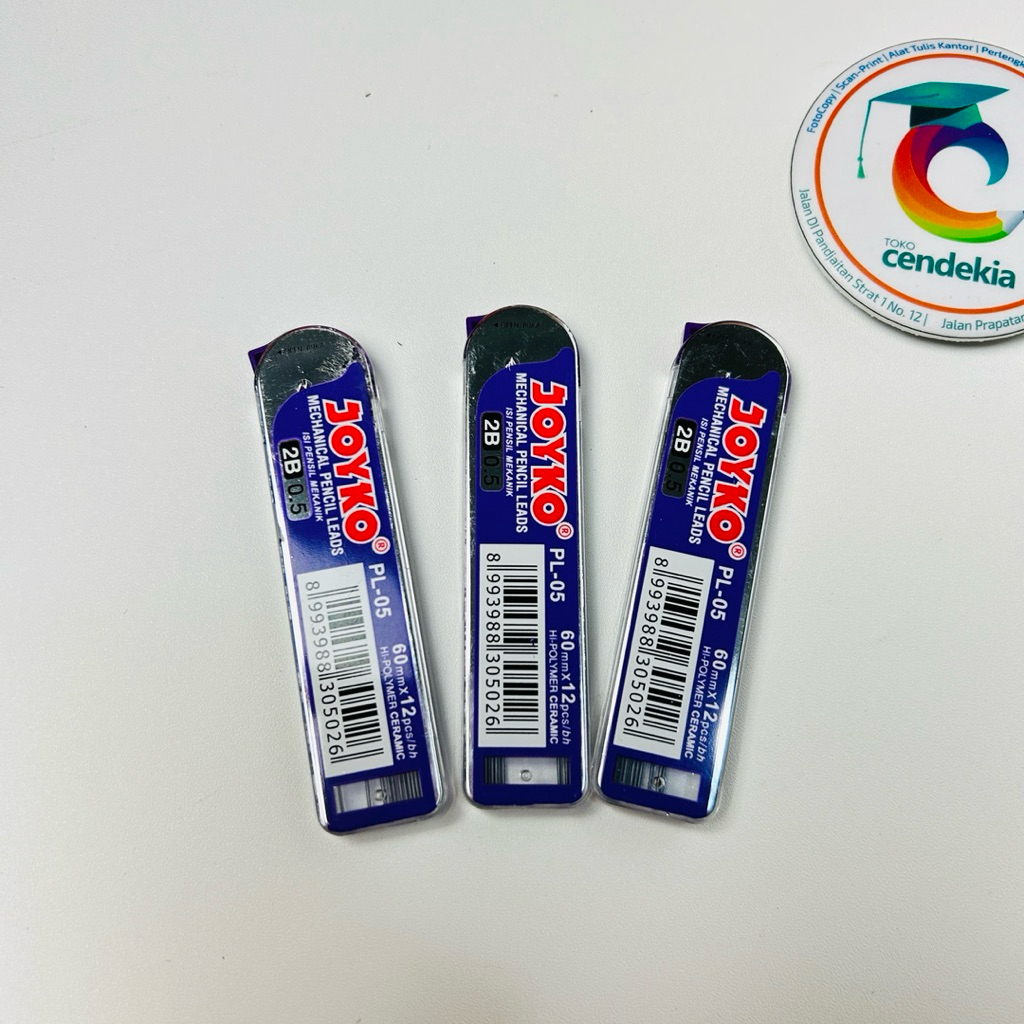 

Isi Pensil Mekanik JOYKO 0.7 2B Mechanical Pencil Lead PL-07
