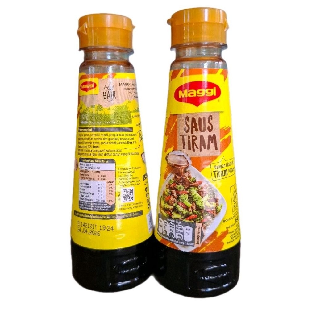 

(DIX JOGJA) MAGGI SAUS TIRAM / OYSTER SAUCE BOTOL 150GR SAOS