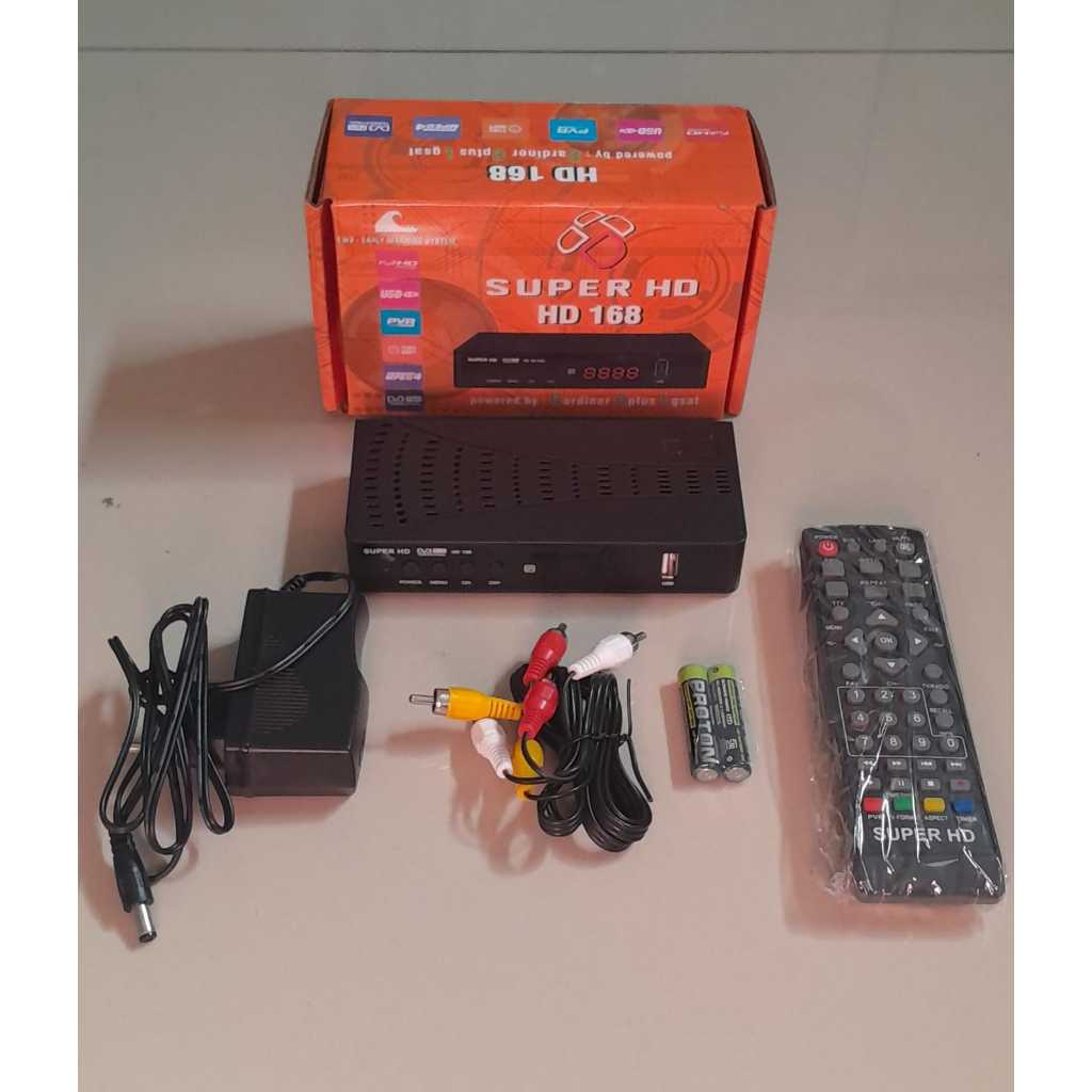 Set Top Box Stb Tv Digital DVBT2 untuk Antena Digital Super Mini