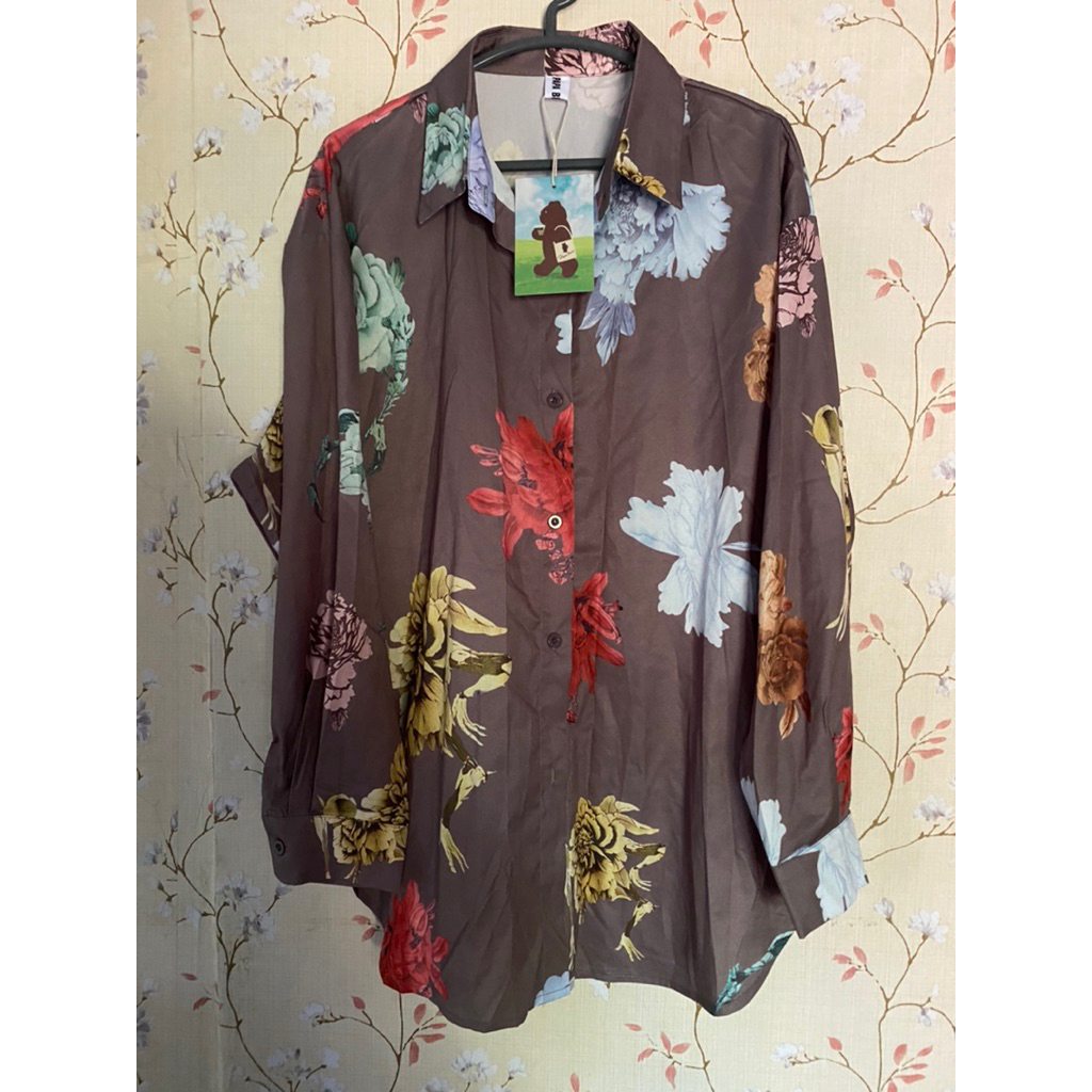 Kemeja silk PAPA BEAR BANGKOK