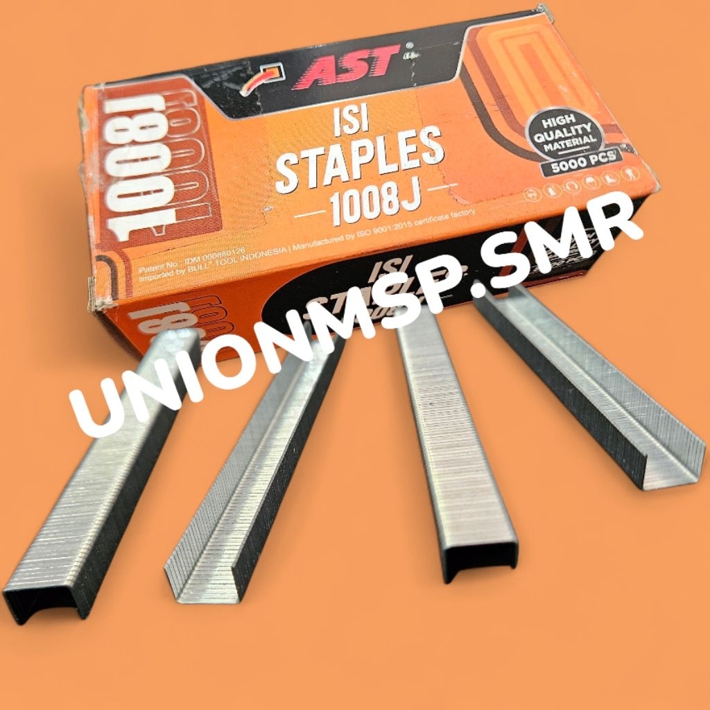 

Staples Tembak Udara 1008J AST 8mm Isi 5000 Pcs | Isi Staples Air Stapler Pneumatic Heavy Duty