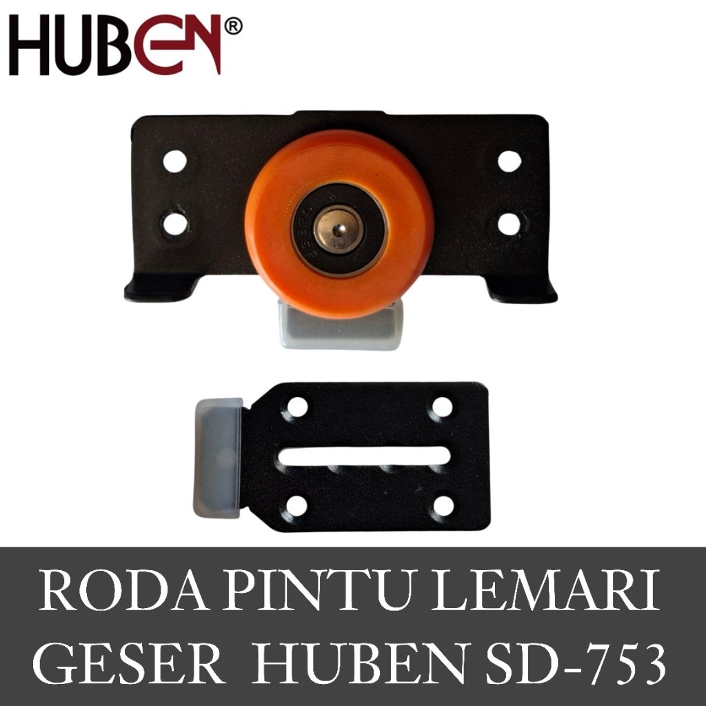 Roda Sliding Huben SD - 753 Roda Pintu Lemari Sliding / Geser