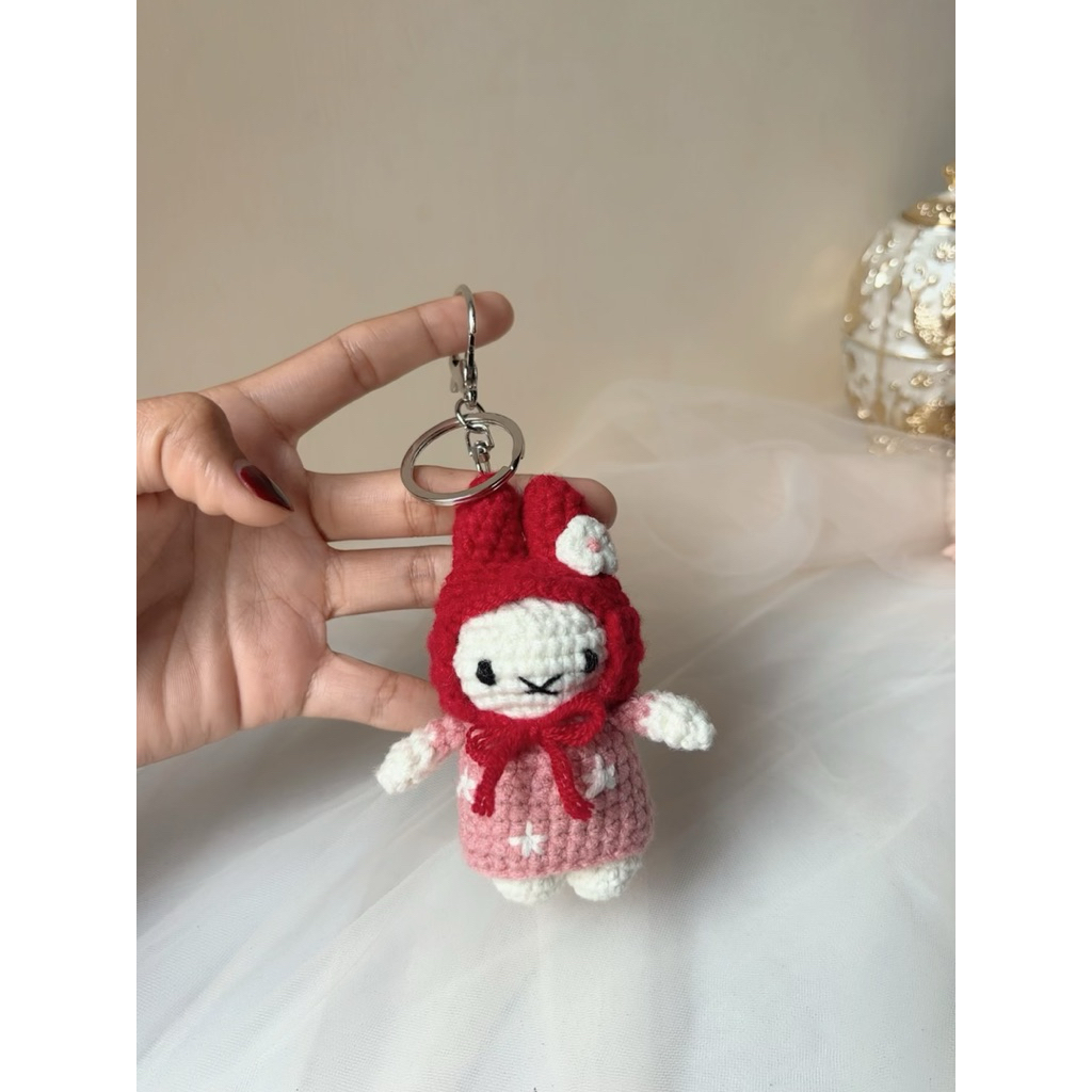 Miffy Crochet | Miffy Amigurumi | Keychain Miffy | Bagcharm Miffy