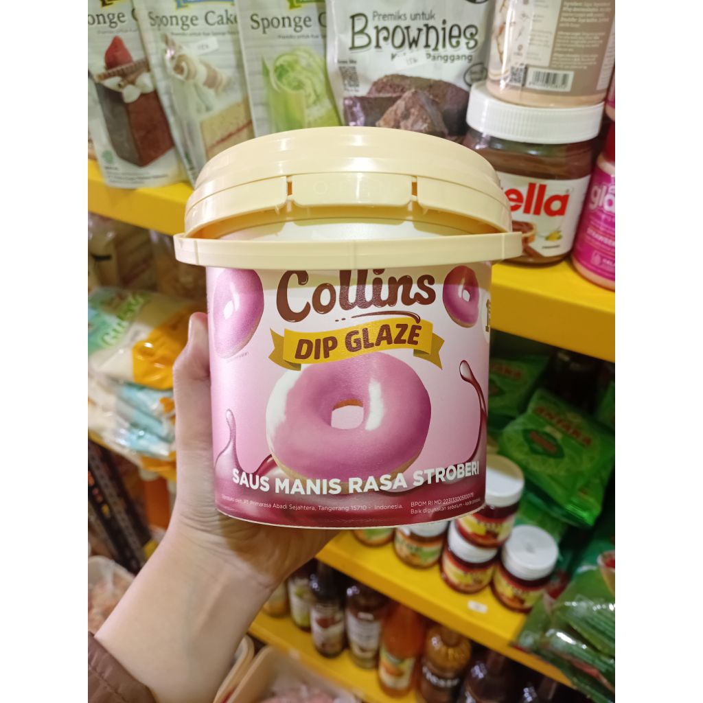 

COLLINS DIP GLAZE STROBERI