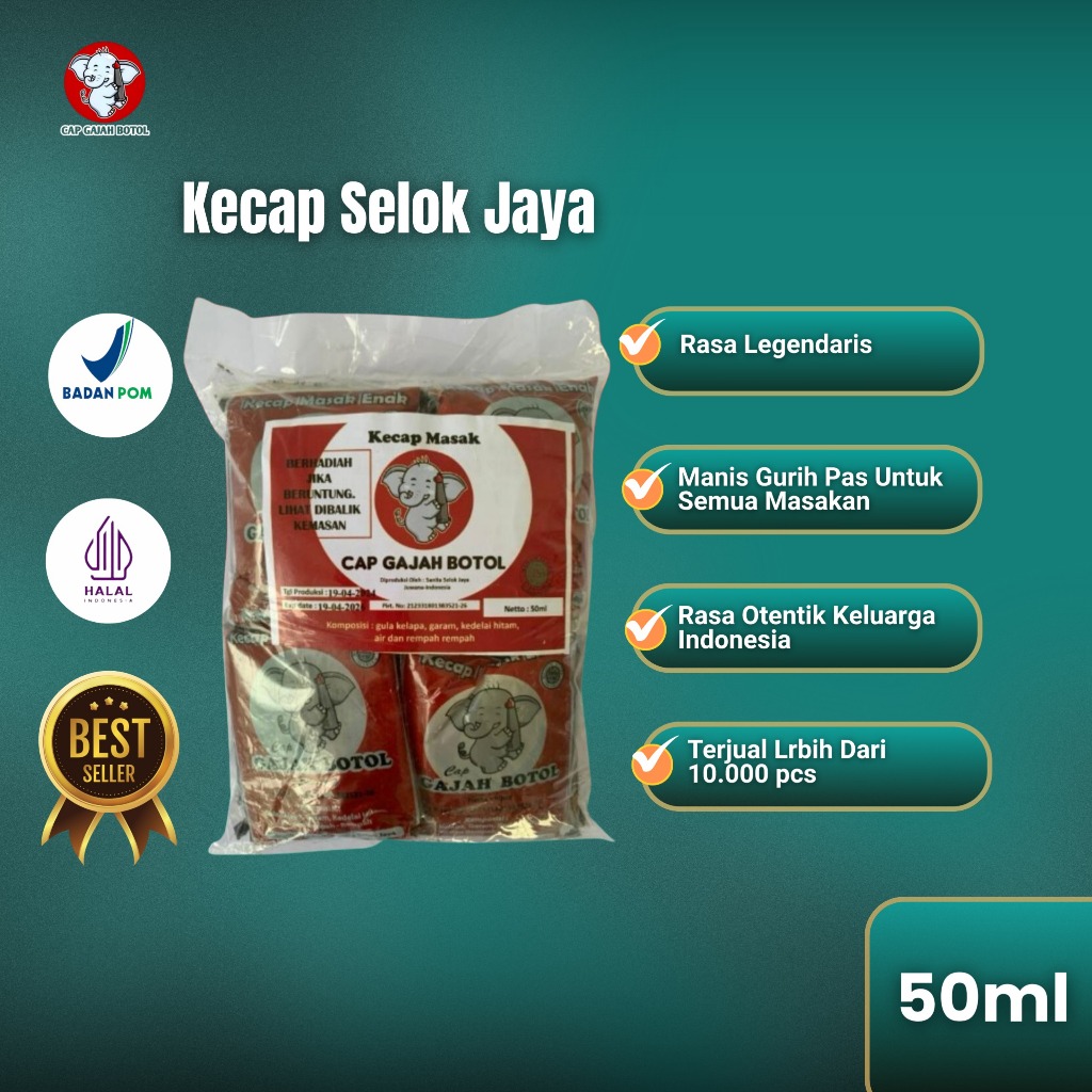 

Kecap Gajah Sachet 50ml
