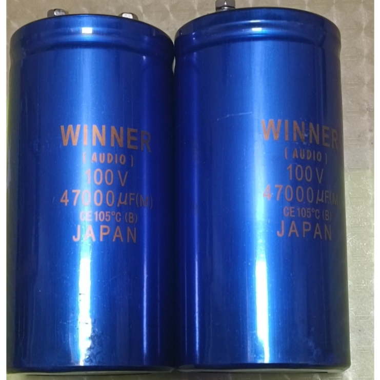 Capasitor Elco 47000uf 100v WINNER / Elco 47000uf 100v original