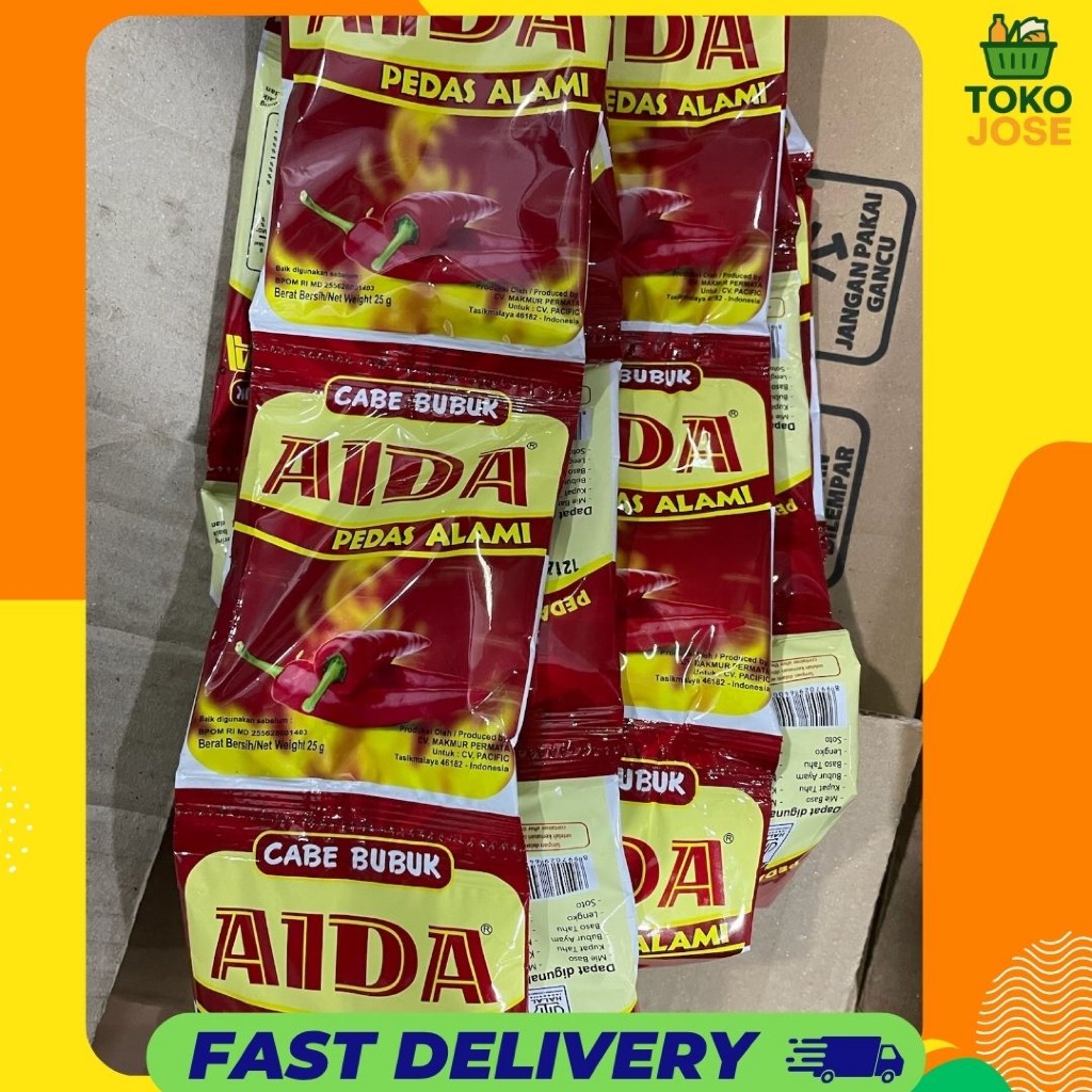 

Cabe Bubuk AIDA Renceng 25gr (1 Renceng ISI 10 SASET)