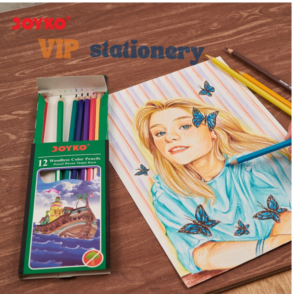 

Pensil Warna Joyko 12 Warna Color Pencil Panjang Colour Mewarnai Color Pencil CP-103 Untuk Buku Gambar Anak / Joyko Pensil Warna