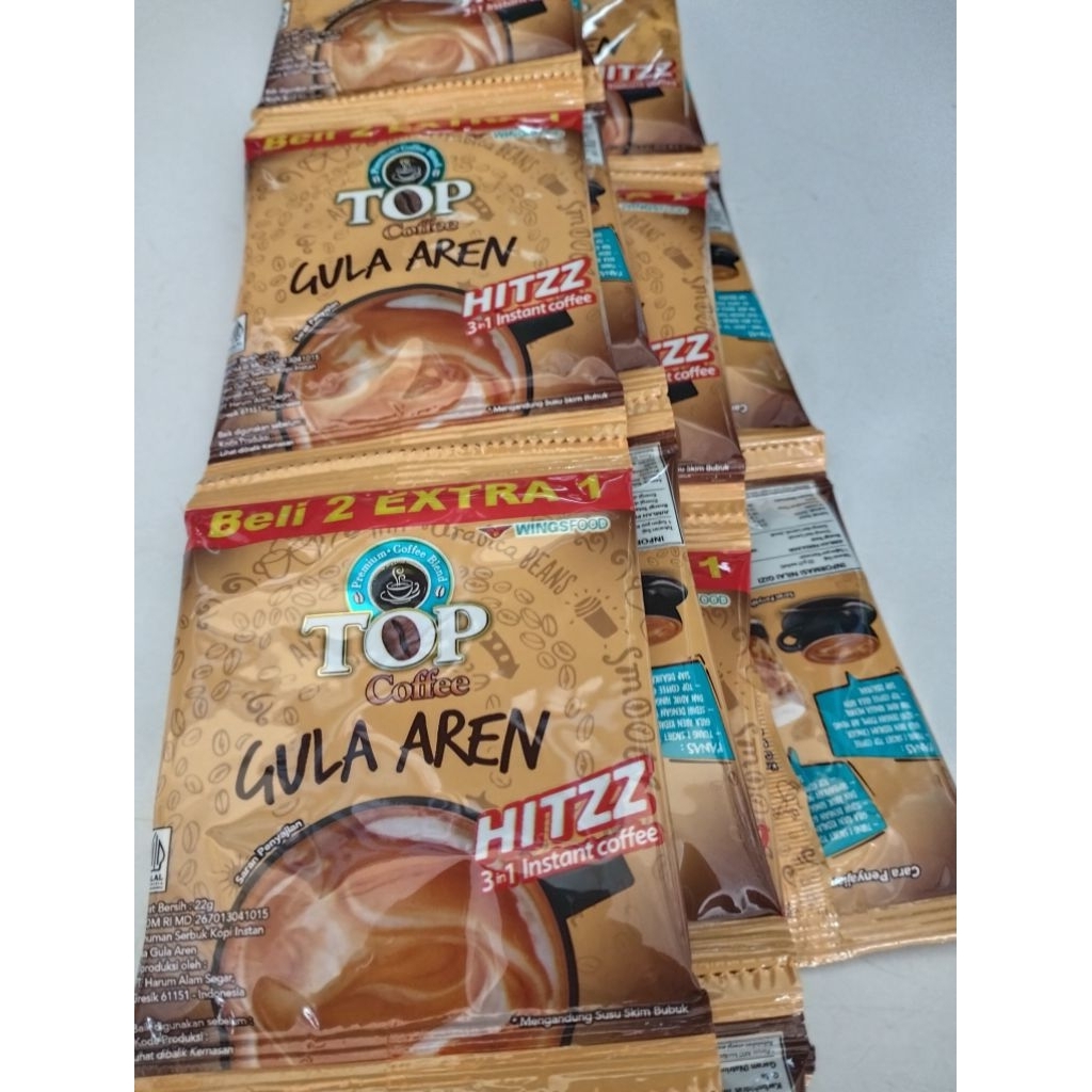 

TOP kopi gula aren || kopi instan TOP coffe gula aren isi 15 sachet