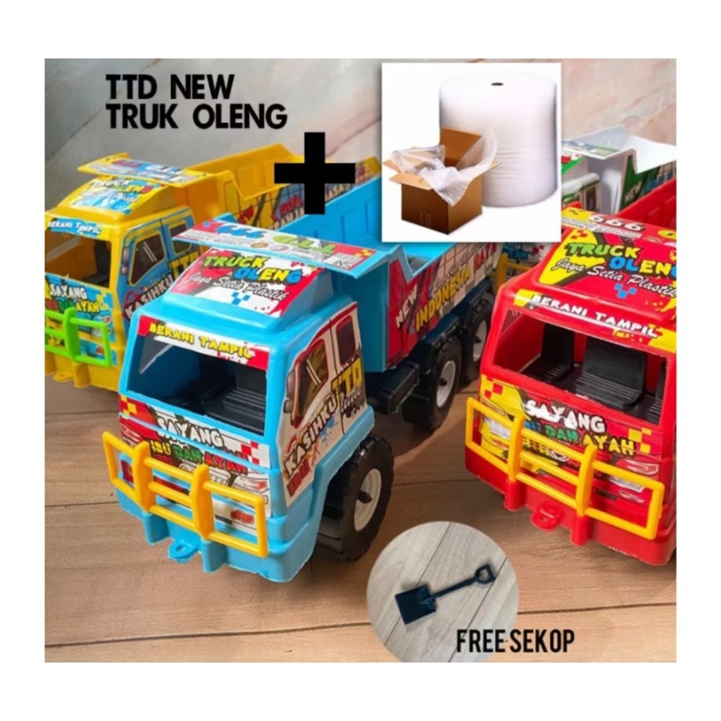 mainan truk monster pengangkut pasir dan batu, miniatur truk monster, mobil-mobilan truk, truk dump 