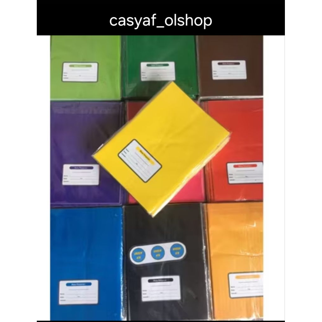 

sampul buku warna warni , sampul buku origami, sampul buku mar mar (1 kodi )