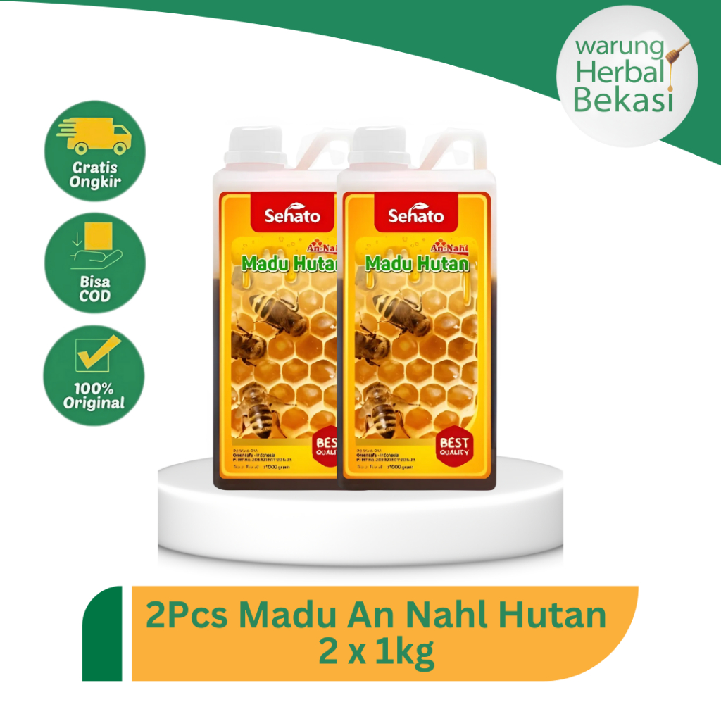 

2PCS Madu An Nahl Hutan 2 x 1kg - Paket Hemat