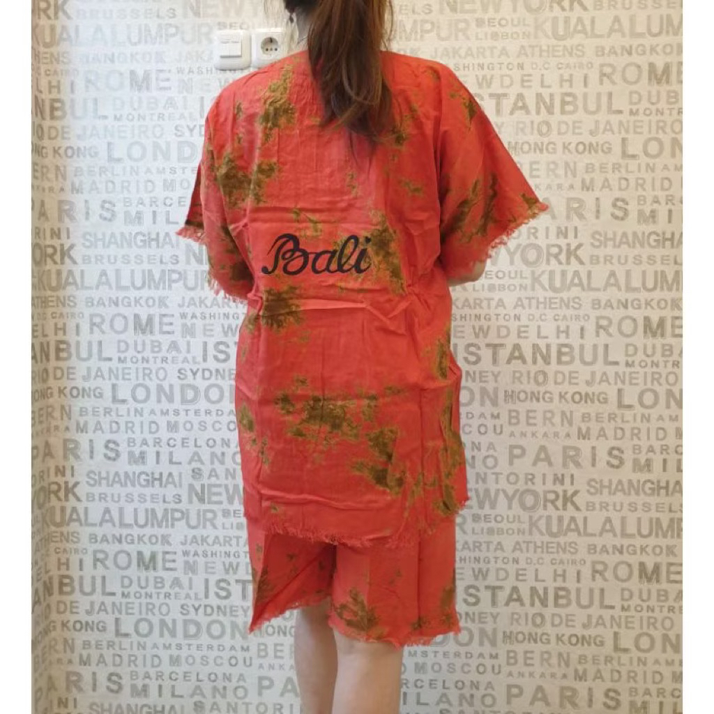 setelan barong setelan barong bali babydoll dewasa set barong dewasa one set wanita kekinian set bar