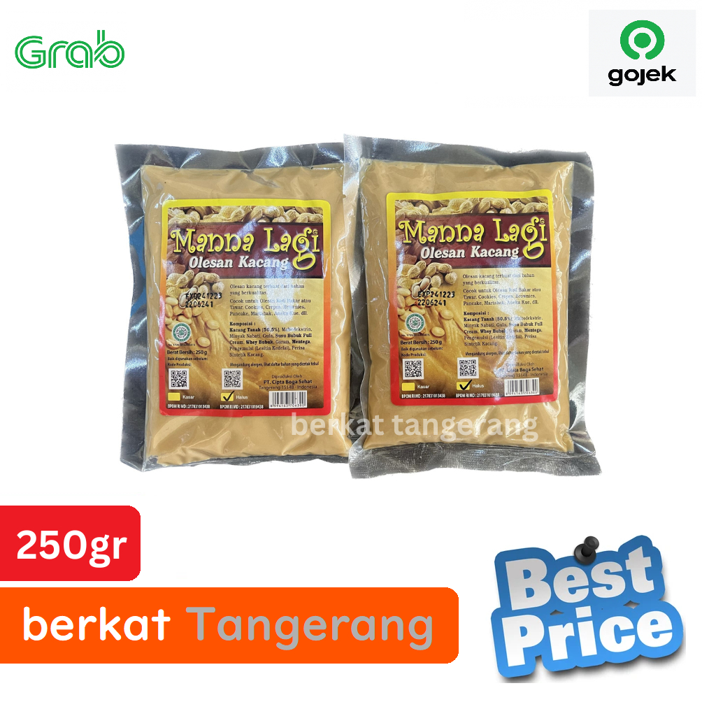 

Mannalagi Selai Kacang Halus 250gr