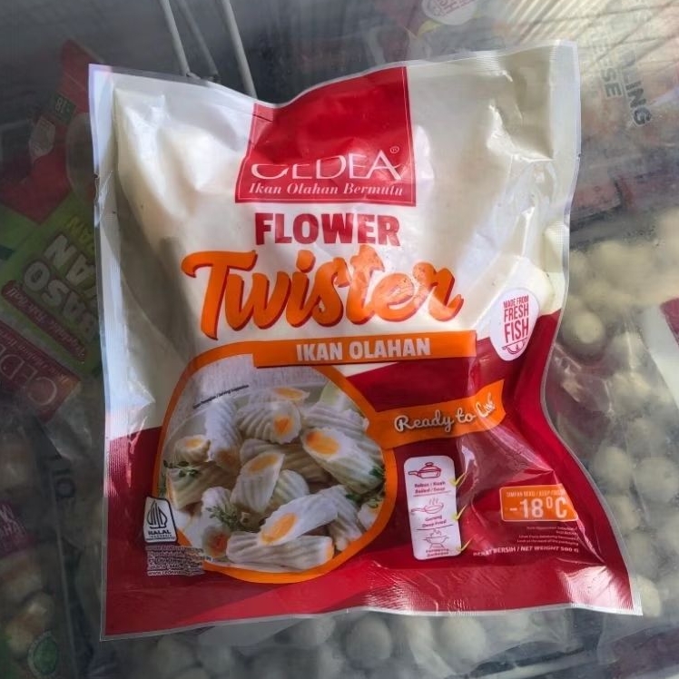 

FLOWER TWISTER CEDEA ISI 500 GRAM | Banna Foody | Snack Viral