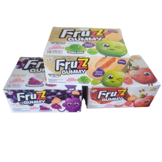 

FRUZZ GUMMY ALL VARIAN [ 24pcs x 5gr ] BOX
