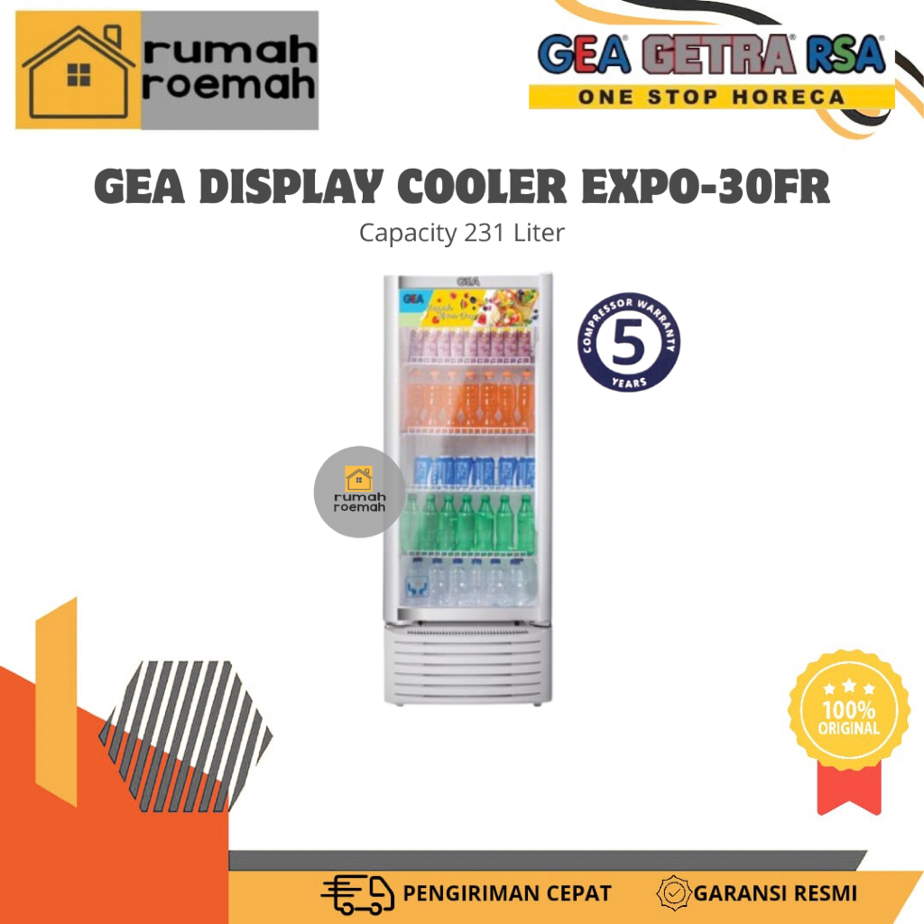 GEA SHOWCASE EXPO-30FR / GEA SHOWCASE 231 LITER / GEA SHOWCASE 4 RAK