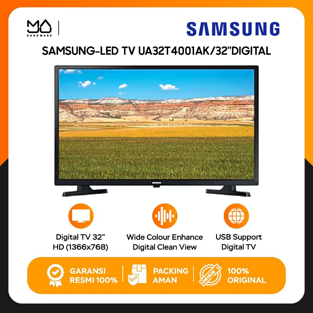 TV Samsung - LED TV UA32T4001AK HDTV 32 Inch - Garansi Resmi