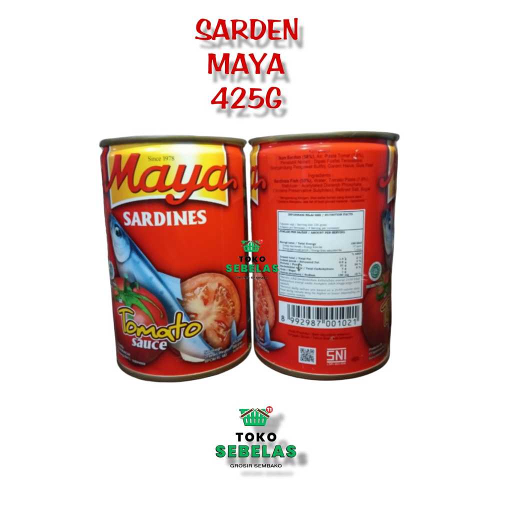 

Sarden Maya Saus Tomat 425 gram