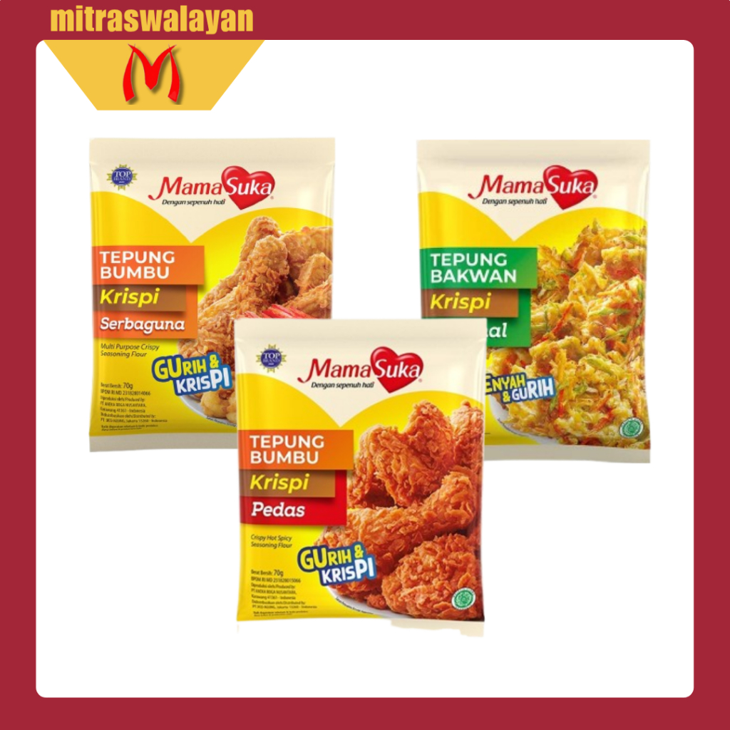 

MAMA SUKA Tepung Bumbu Kemasan 70 gr