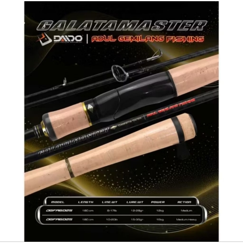 Joran Spinning Daido Galatamaster Special Adul Gemilang Fishing