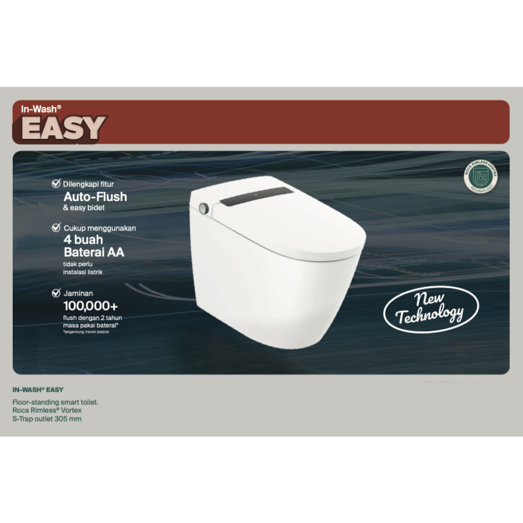 Smart Closet Smart Toilet ROCA In-Wash EASY