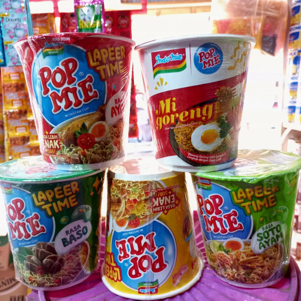 

Indomie Mie Instan / POP MIE All varian rasa 75g