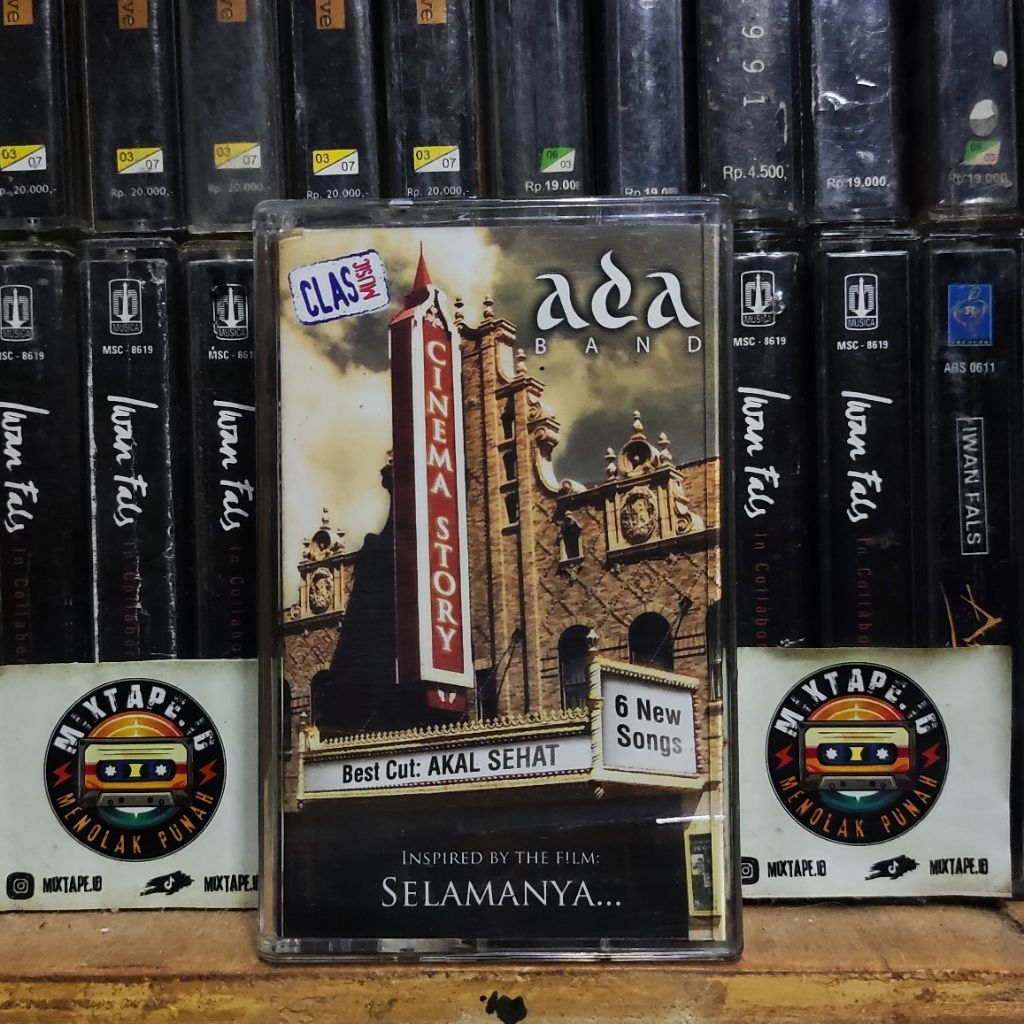 Kaset Pita - Ada Band - Cinema Story - Radio Tape - Kaset - Radio - Pemutar Kaset - Retro - Classic 