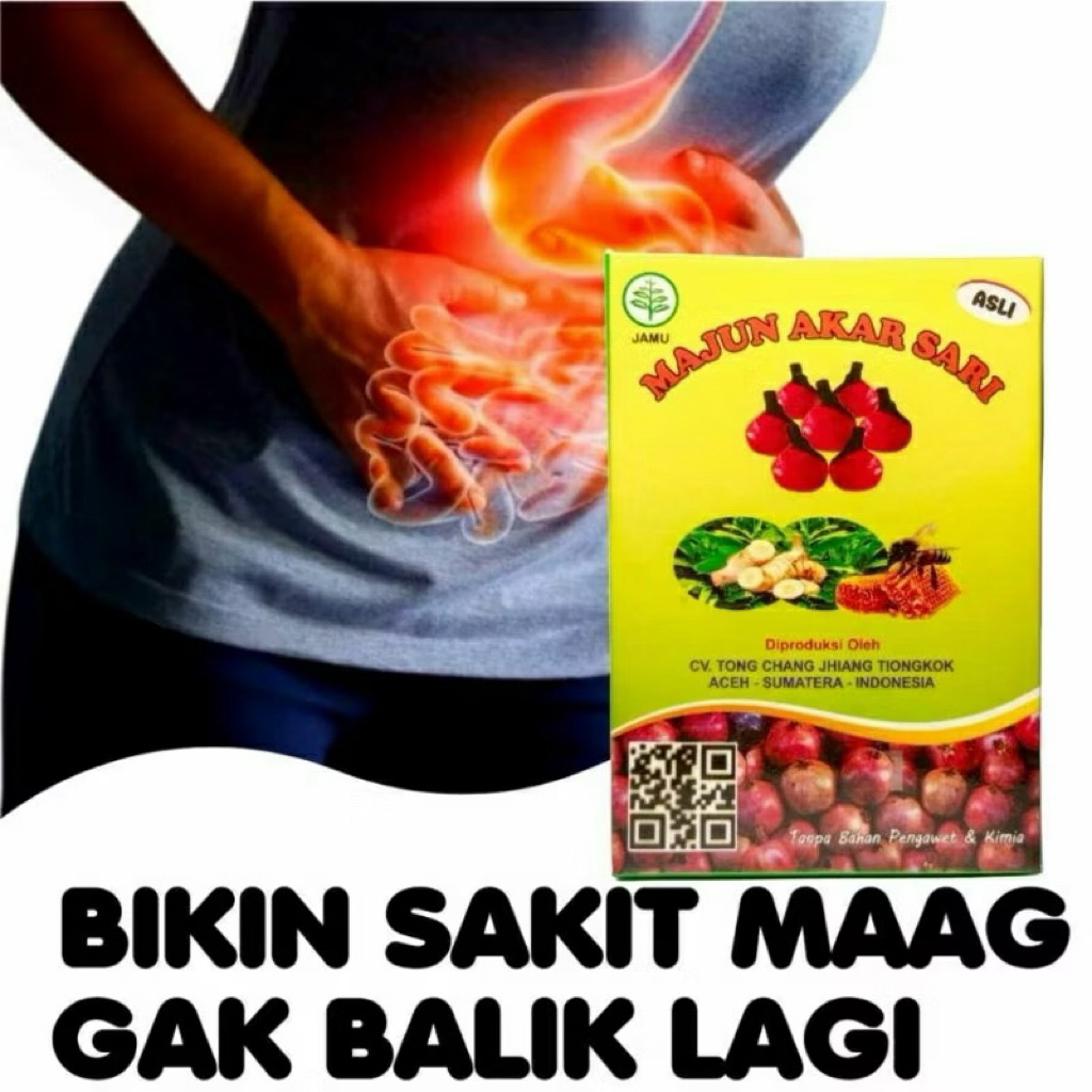 Majun Akar Sari Delima merah Lambung Kronis