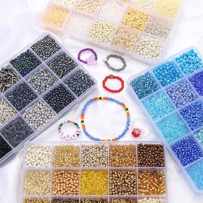 Manik Manik Pasir 1 Box / Manik2 Mote Payet Pasir Paket DIY / Beads Manik manik gelang
