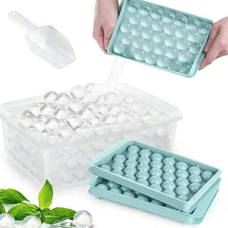 Ecer Cetakan Jelly Ball Cetakan Jelly Bulat 33 Lubang Mini Uk kecil