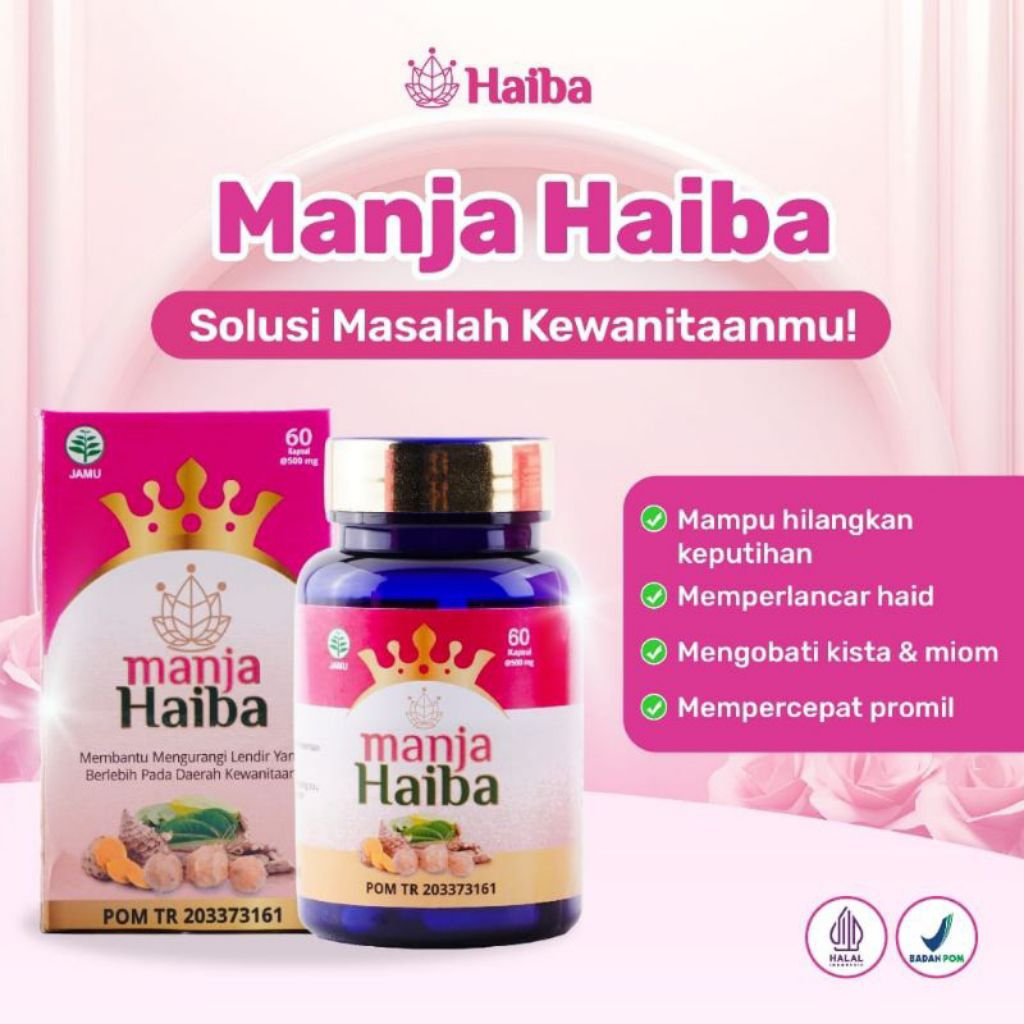 Manja Haiba Promil - Haiba Manja Haiba /Manja  Akhsa Sehat Wanita - Manja Haiba Menyembuhkan Keputih
