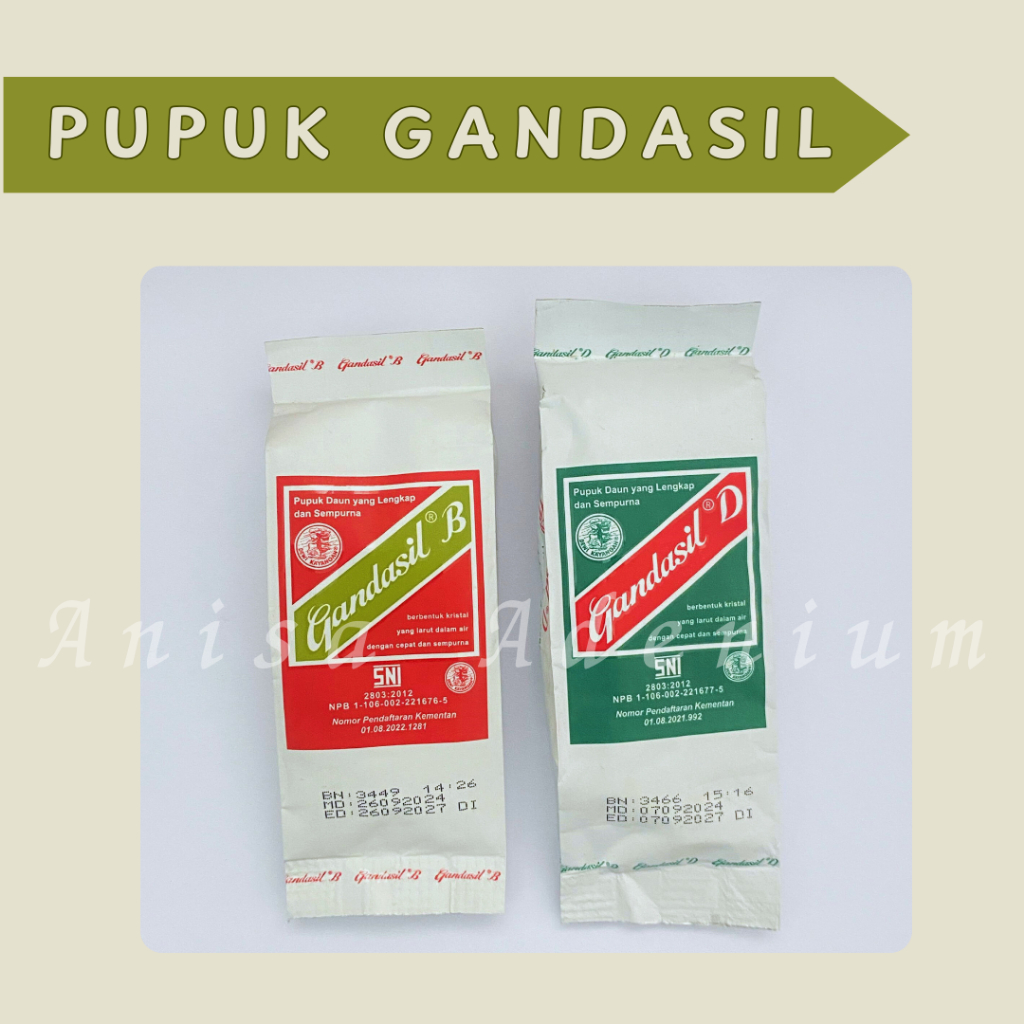 Pupuk Gandasil 100 gram (Gandasil D dan Gandasil B)