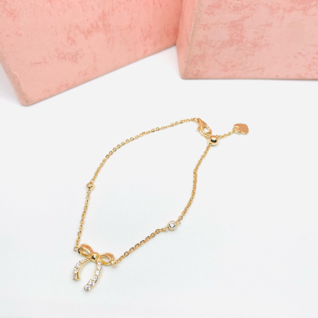 Gelang Serut Pita emas 300/6k orogold