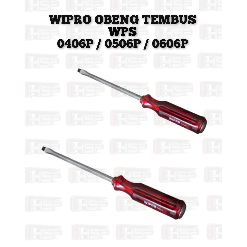 WIPRO OBENG TEMBUS WPS BERBAGAI UKURAN OBENG MURAH
