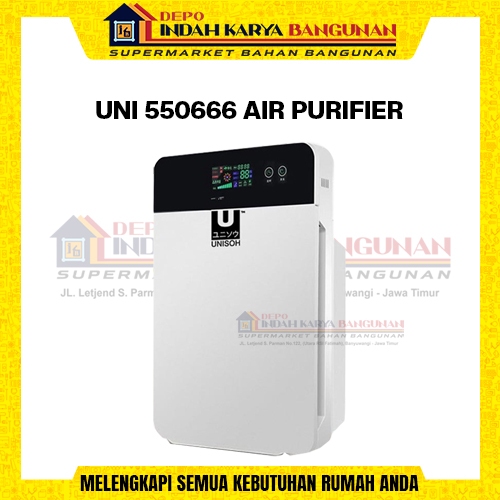 UNI 550666 Air Purifier | Alat Pembersih Udara Portable dengan Filter HEPA untuk Kamar & Ruangan