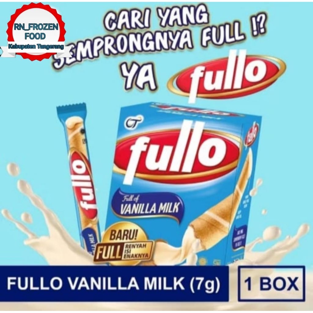 

FULLO STICK VANILLA MILK & CHOCOLATE 7gr | Kemasan 1 BOX ISI 24's