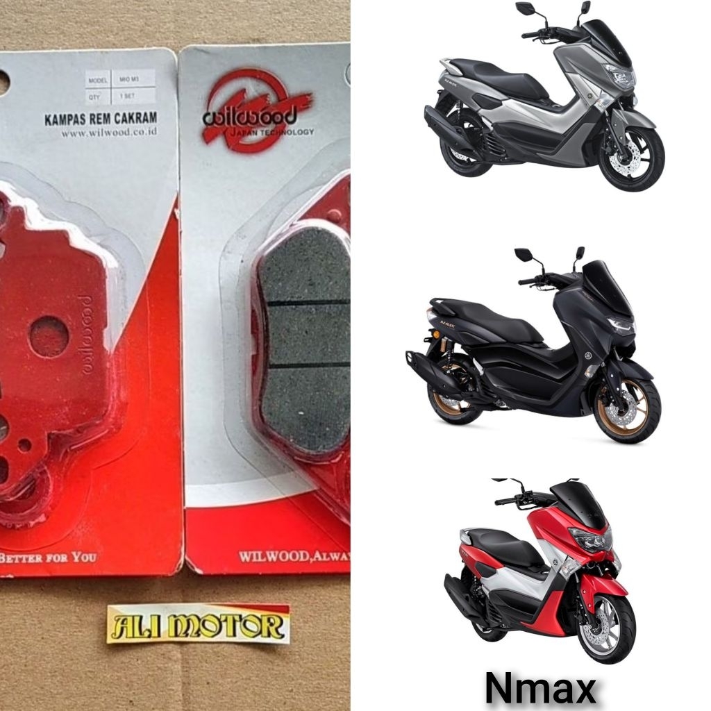 Kampas rem depan + belakang nmax ori WILWOOD
