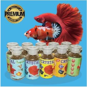 Makanan Ikan CRYSTAL Ikan Cupang Molly Guppy Platty Aquascape MURAH