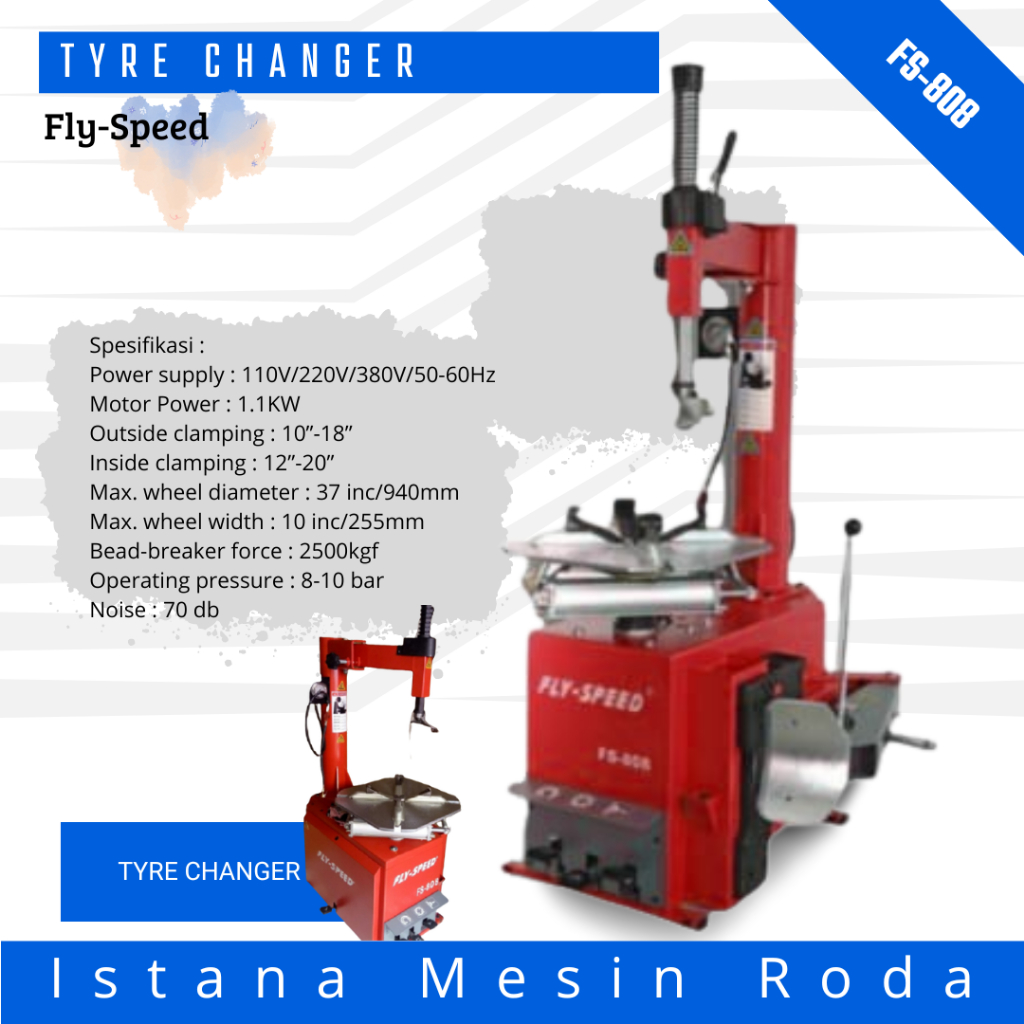 Tyre Changer Tire Changer Mesin Bukaan Ban Fly Speed Fs808