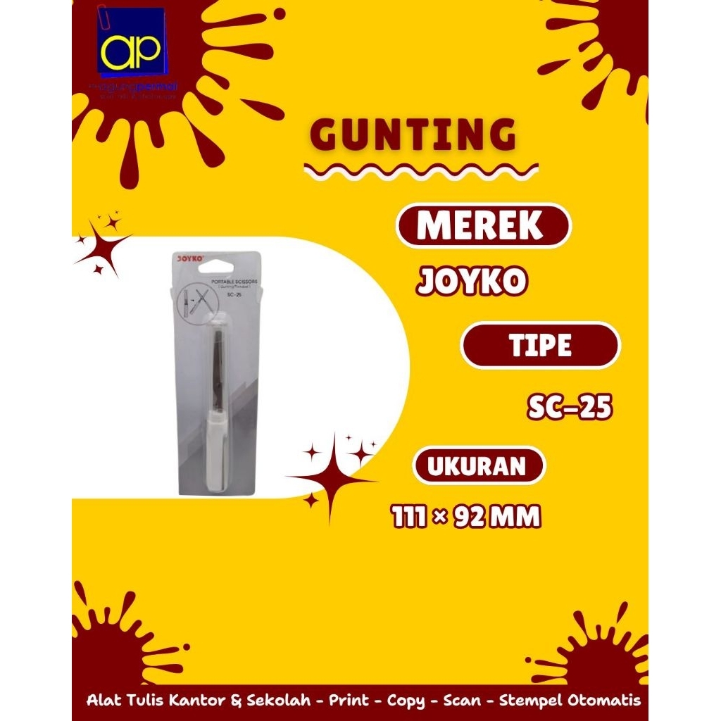

Gunting Joyko Portable SC-24
