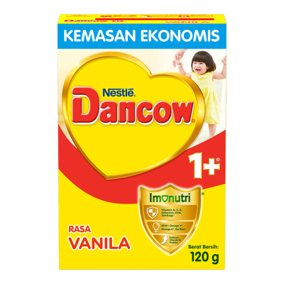 

Nestle Dancow 1+ Imunutri Susu Pertumbuhan 1-3 tahun Vanila Box 120 g