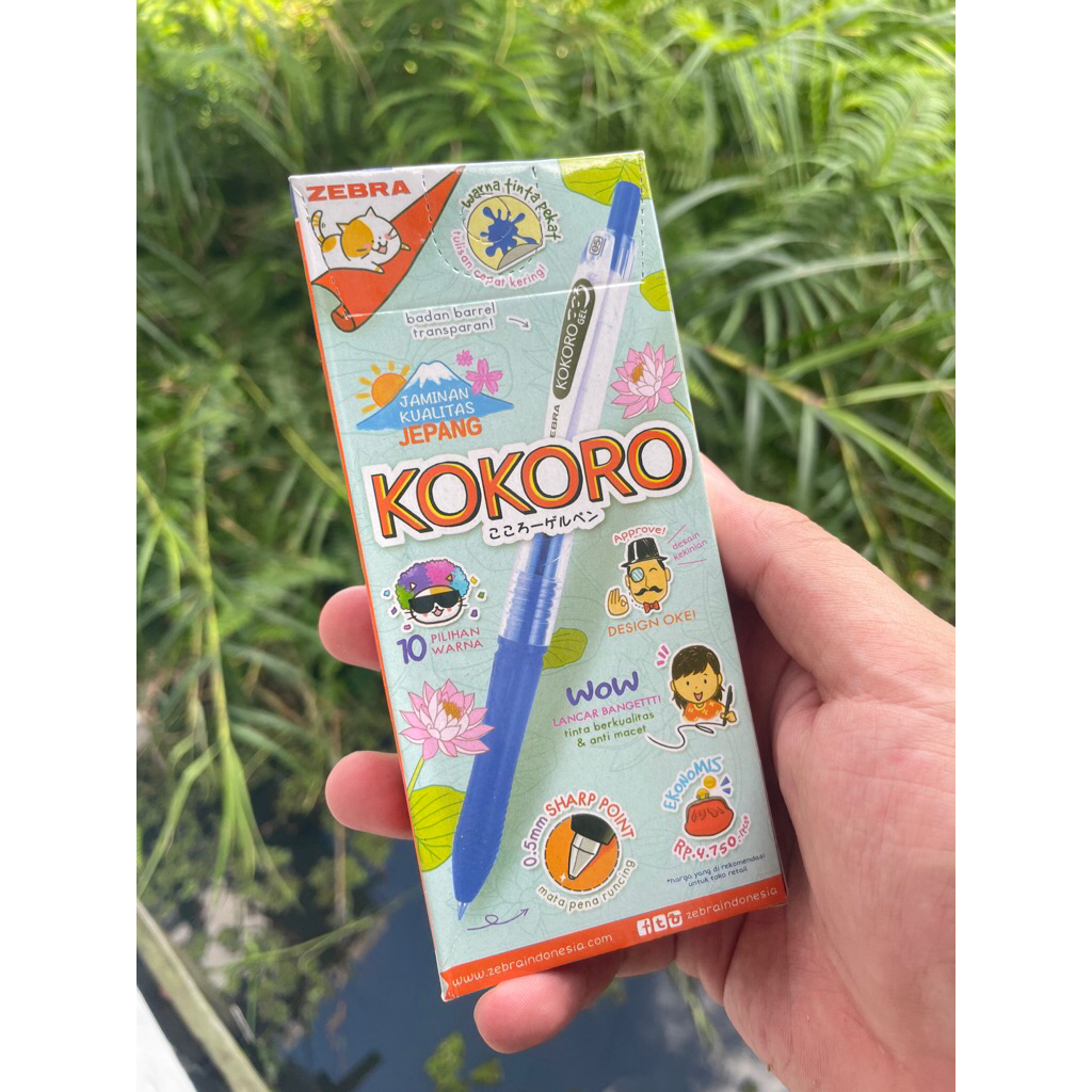 

Pulpen Kokoro Biru (3pcs) + Random Gift!