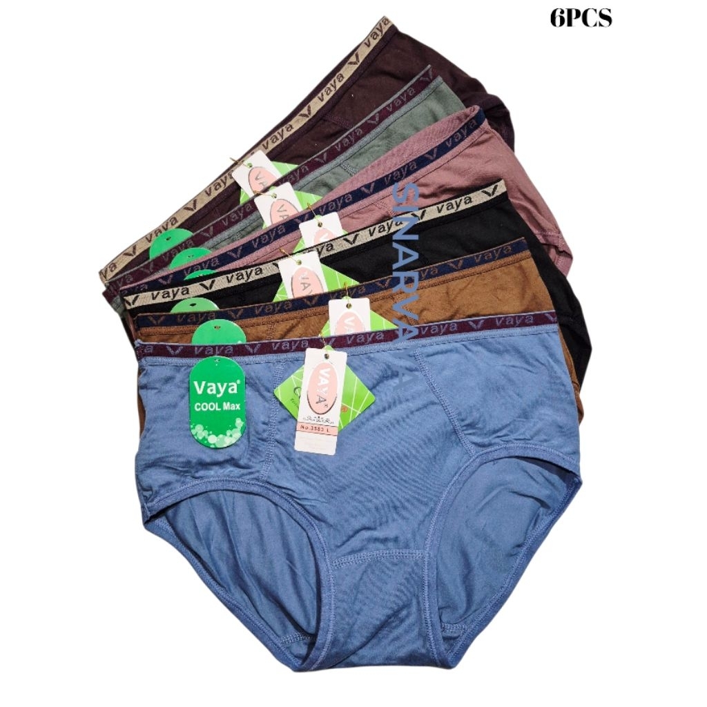 6_Pcs Celana Dalam Wanita Vaya/ Cd Wanita Dewasa/ Celana Dalam Vaya/ Cd Vaya 3583