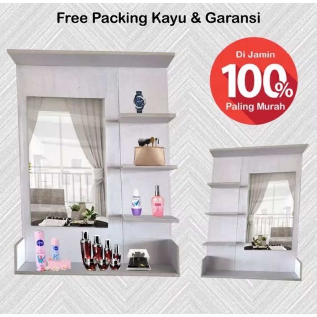 TERMURAH RAK MAKEUP MINIMALIS/GANTUNG MEJA RIAS GANTUNG /RAK RIAS /MEJA RIAS DINDING