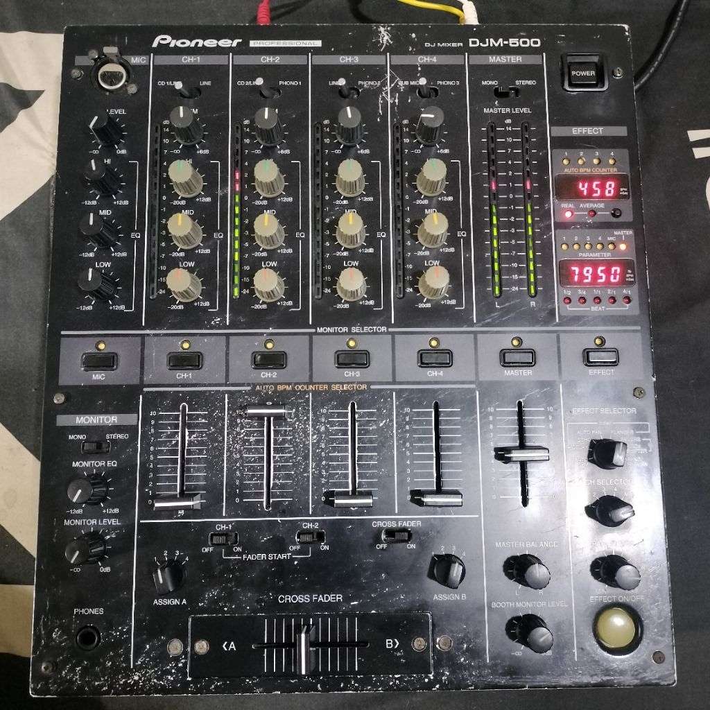 DJ Mixer 4 Channel Pioneer DJM500