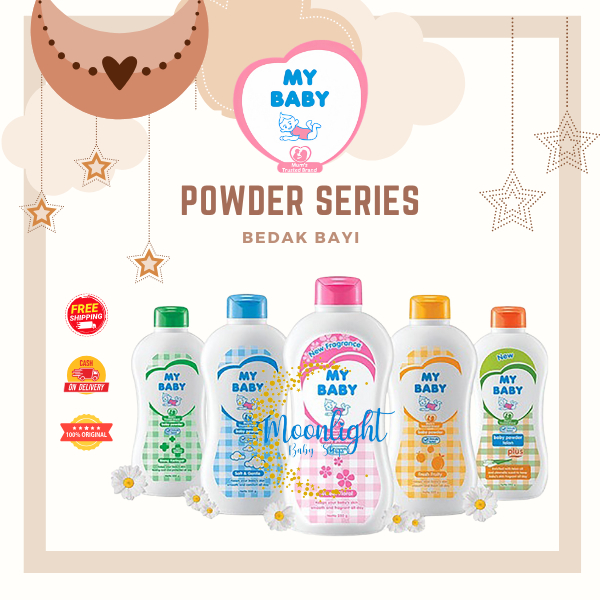 My Baby Powder Bedak Bayi 50gr Bedak Tabur Bayi Kemasan Kecil - Travel